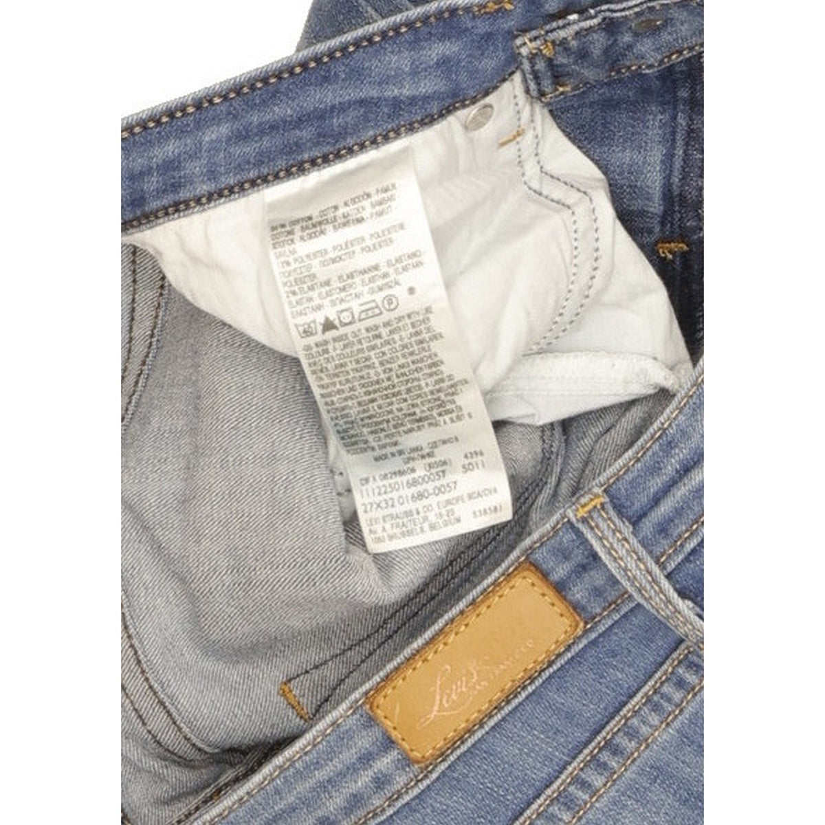 Levi's Women Blue Skinny Slim Stretch Jeans W27 L32