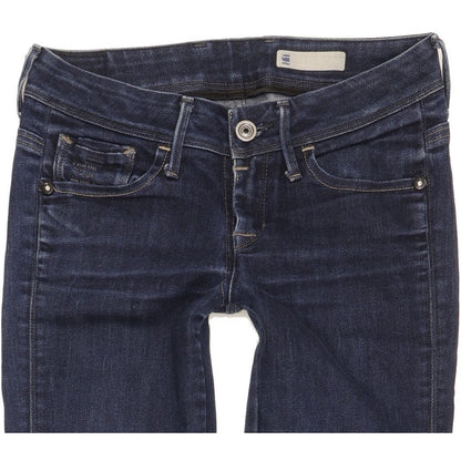 G-Star Nova Women Blue Skinny Slim Jeans W27 L30