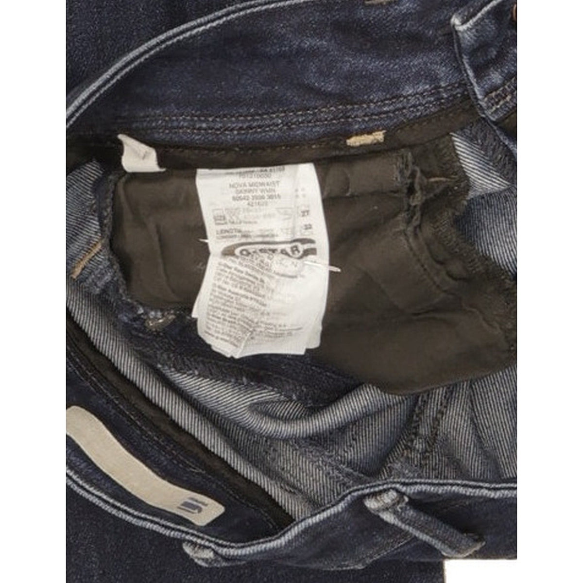 G-Star Nova Women Blue Skinny Slim Jeans W27 L30