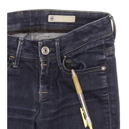 G-Star Nova Women Blue Skinny Slim Jeans W27 L30