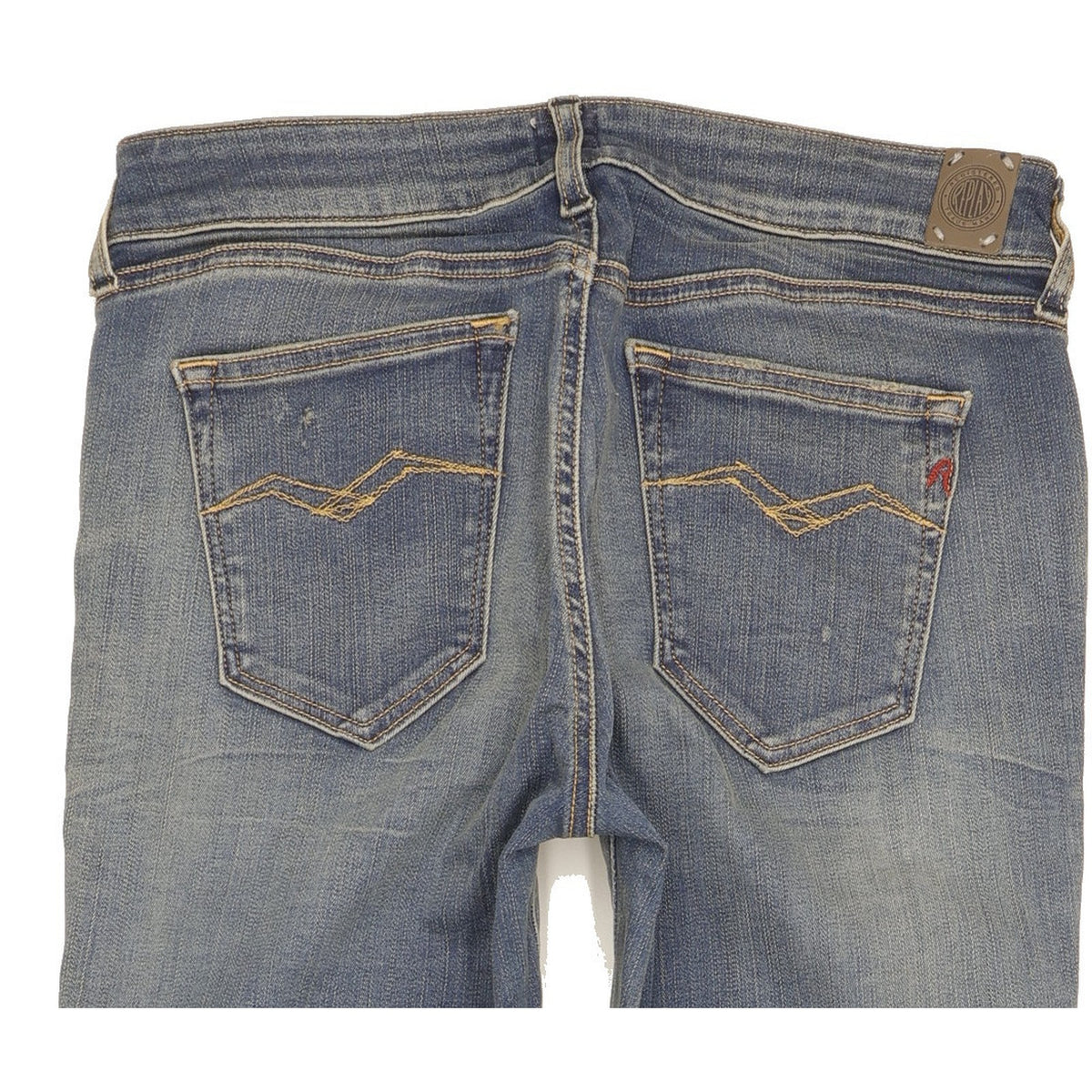 Replay Vicki Women Blue Straight Slim Stretch Jeans W29 L30