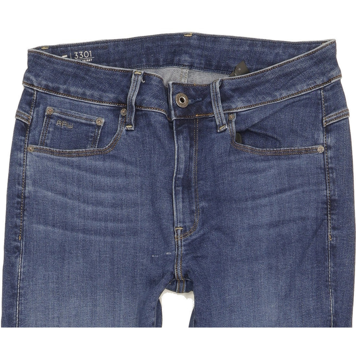 G-Star 3301 Women Blue Skinny Slim Stretch Jeans W29 L29