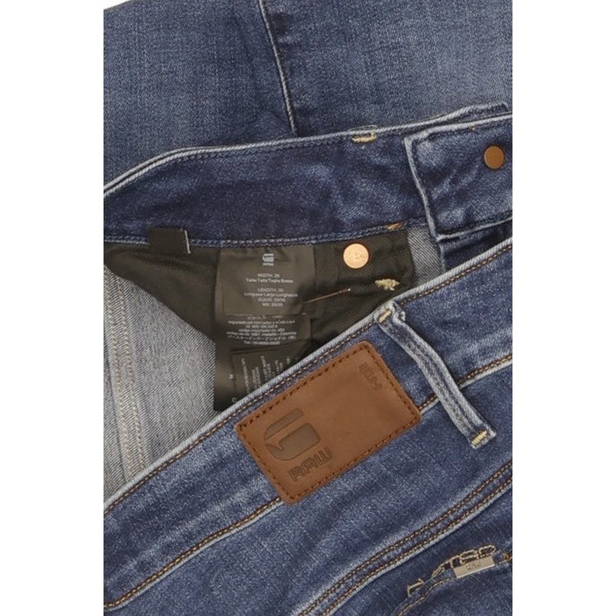 G-Star 3301 Women Blue Skinny Slim Stretch Jeans W29 L29