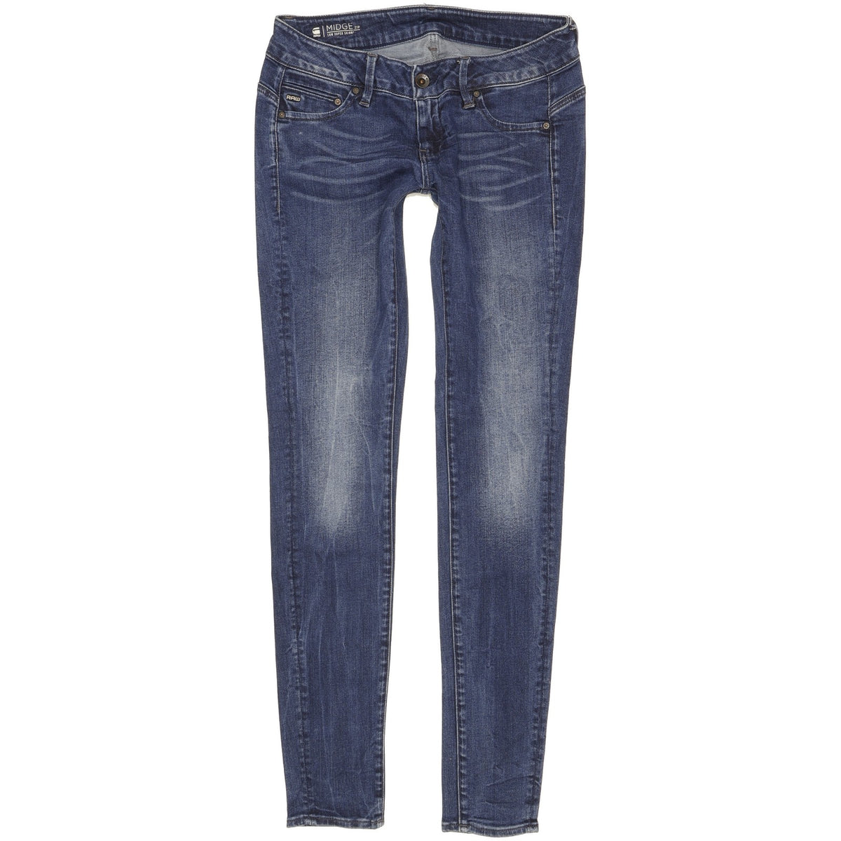 G-Star Midge Women Blue Skinny Slim Stretch Jeans W26 L30