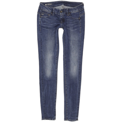 G-Star Midge Women Blue Skinny Slim Stretch Jeans W26 L30
