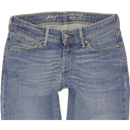 Levi's Demi Curve Women Blue Skinny Slim Stretch Jeans W26 L32