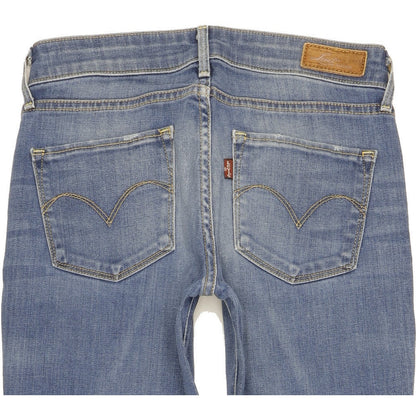 Levi's Demi Curve Women Blue Skinny Slim Stretch Jeans W26 L32