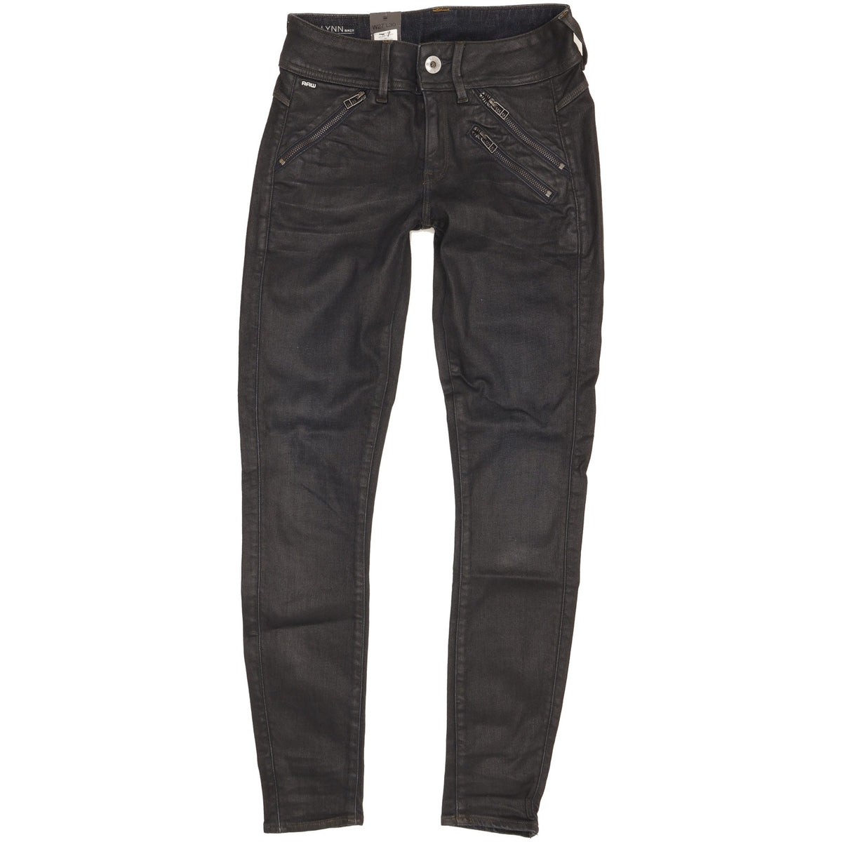 G-Star Lynn Women Black Skinny Slim Stretch Jeans W27 L30