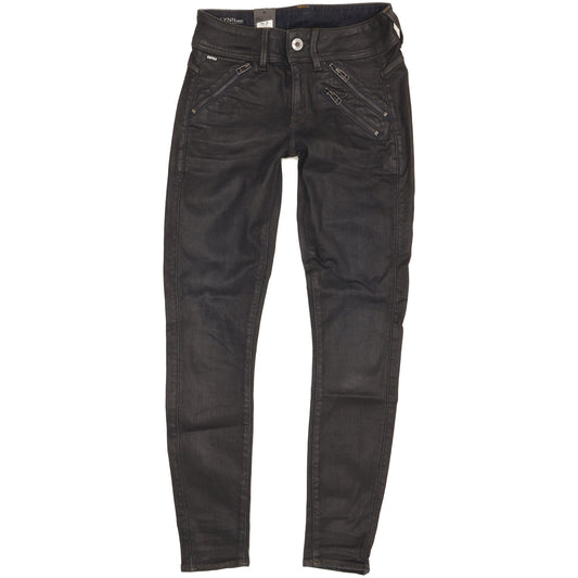G-Star Lynn Women Black Skinny Slim Stretch Jeans W27 L30