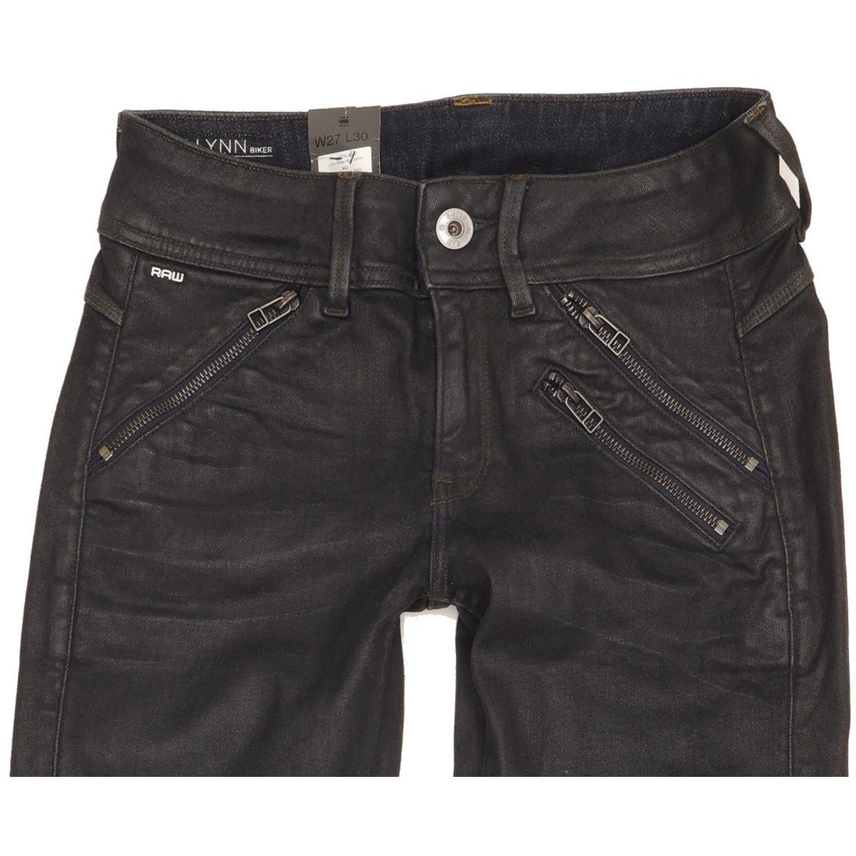 G-Star Lynn Women Black Skinny Slim Stretch Jeans W27 L30