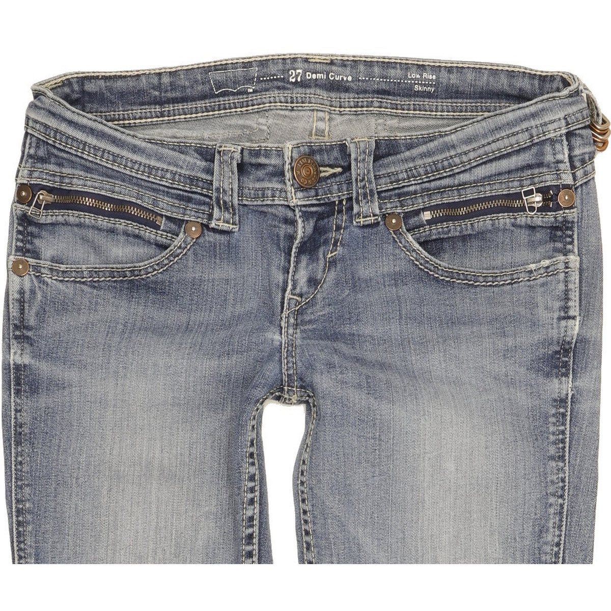 Levi's Demi Curve Women Blue Skinny Slim Stretch Jeans W27 L29