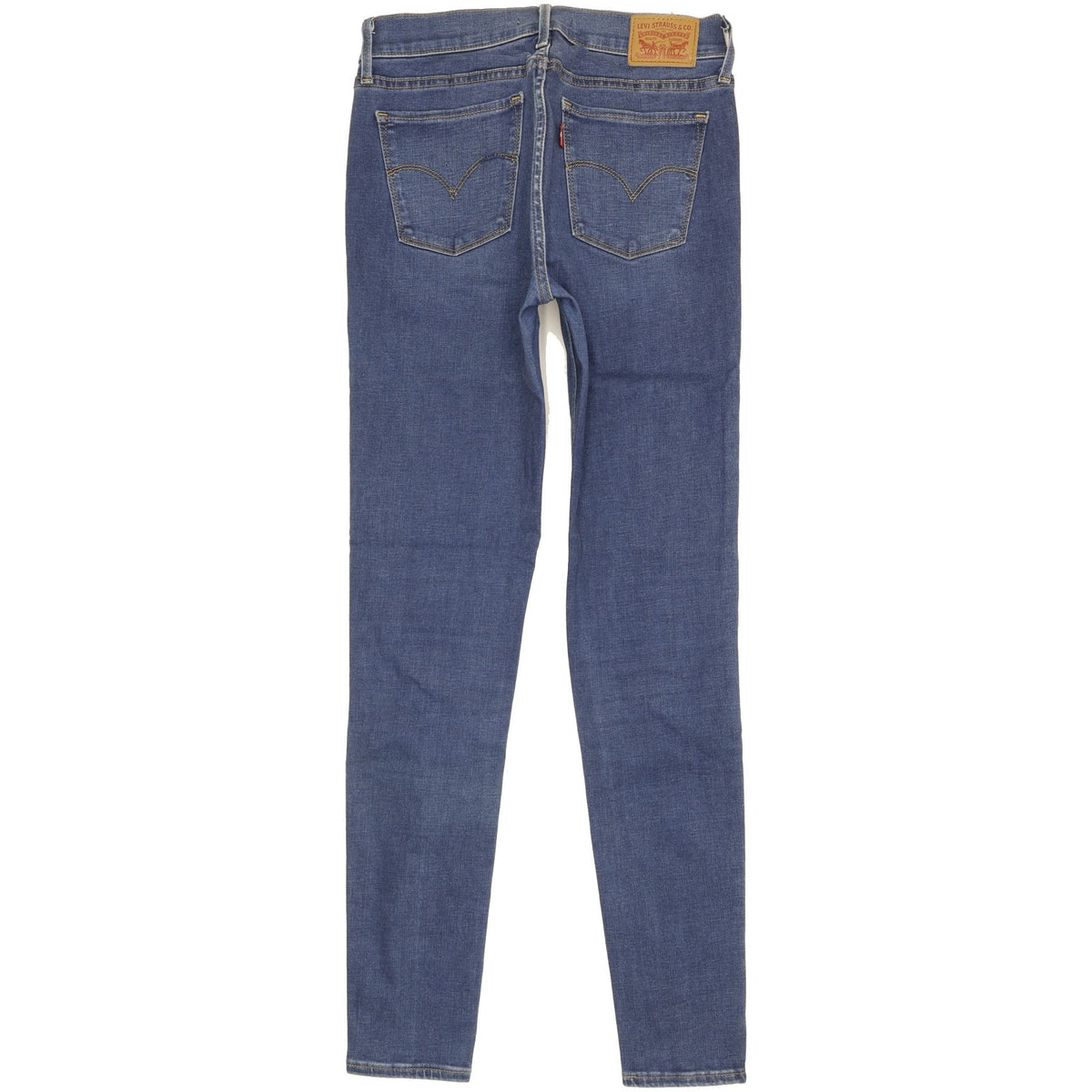 Levi's 710 Super Women Blue Skinny Slim Stretch Jeans W28 L30