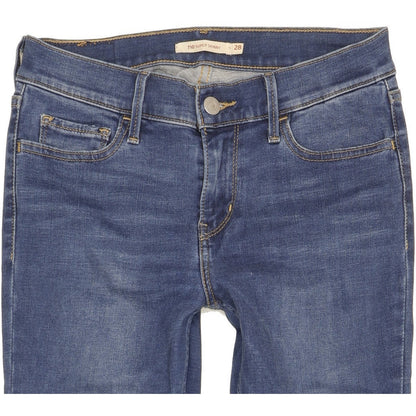 Levi's 710 Super Women Blue Skinny Slim Stretch Jeans W28 L30
