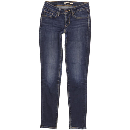 Levi's 711 Women Blue Skinny Slim Stretch Jeans W27 L29