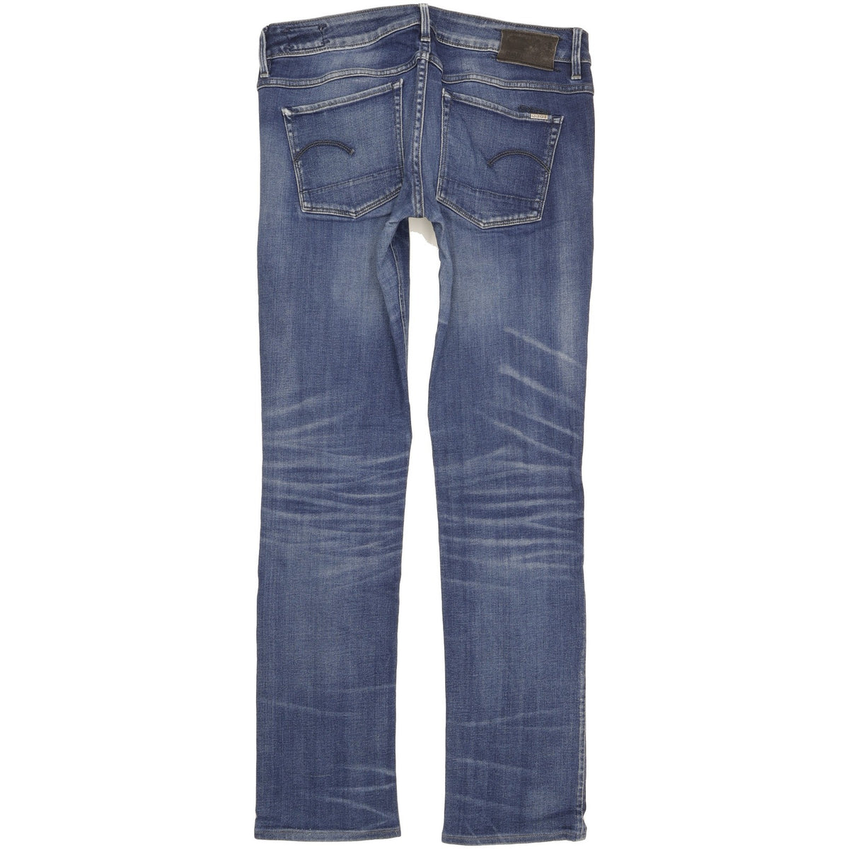 G-Star 3301 Women Blue Straight Slim Stretch Jeans W30 L31