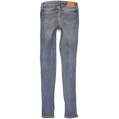 Levi's 711 Women Blue Skinny Slim Stretch Jeans W26 L32