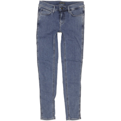 Levi's Line 8 Women Blue Skinny Slim Stretch Jeans W27 L29