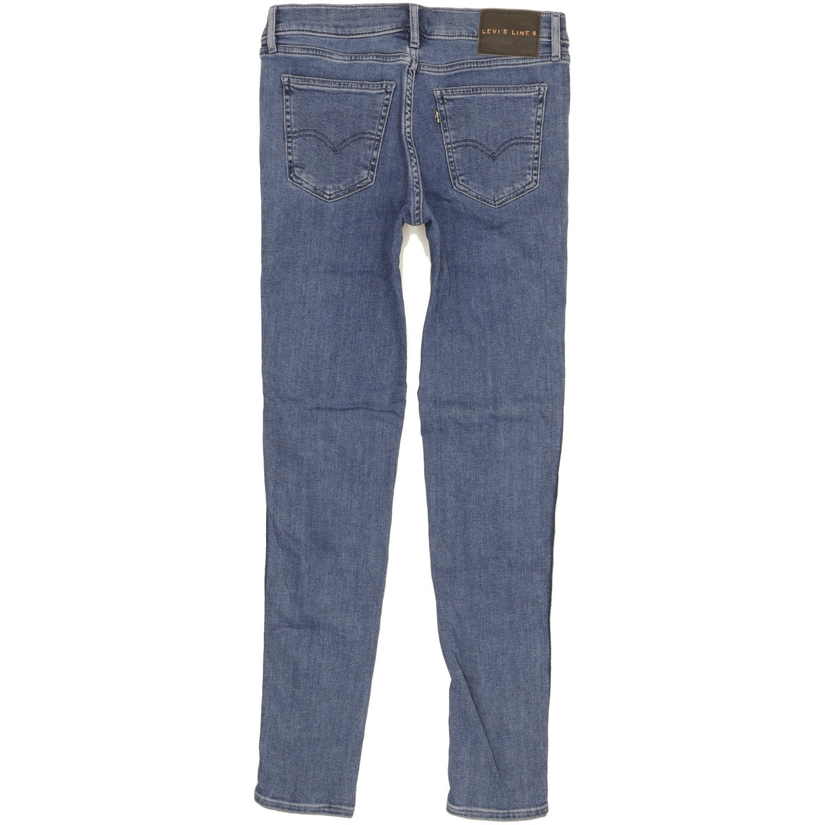 Levi's Line 8 Women Blue Skinny Slim Stretch Jeans W27 L29
