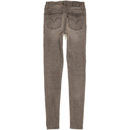 Levi's 710 Super Women Grey Skinny Slim Stretch Jeans W26 L32