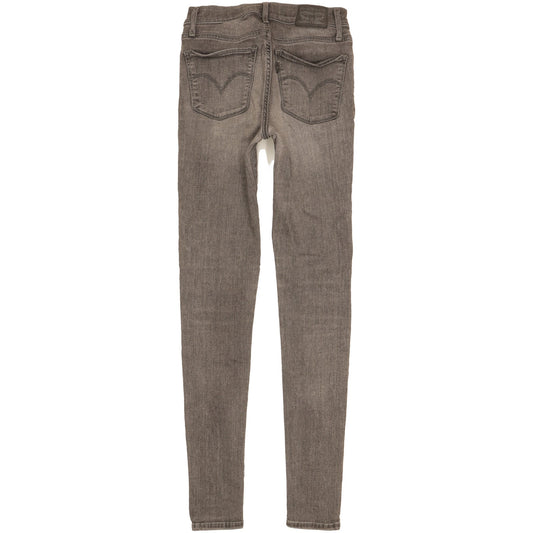 Levi's 710 Super Women Grey Skinny Slim Stretch Jeans W26 L32