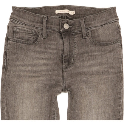 Levi's 710 Super Women Grey Skinny Slim Stretch Jeans W26 L32