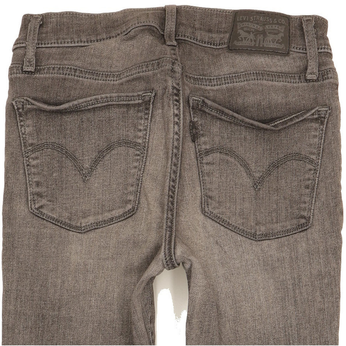 Levi's 710 Super Women Grey Skinny Slim Stretch Jeans W26 L32