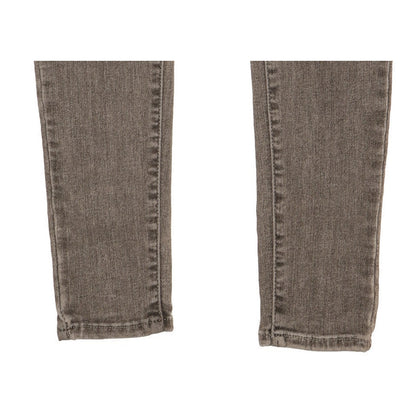 Levi's 710 Super Women Grey Skinny Slim Stretch Jeans W26 L32