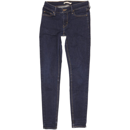 Levi's 710 Super Women Blue Skinny Slim Stretch Jeans W29 L30