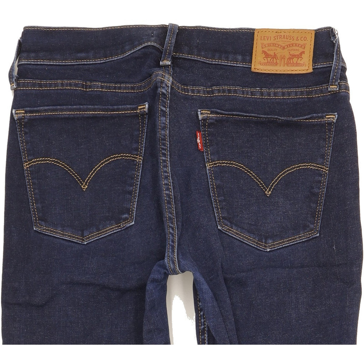 Levi's 710 Super Women Blue Skinny Slim Stretch Jeans W29 L30