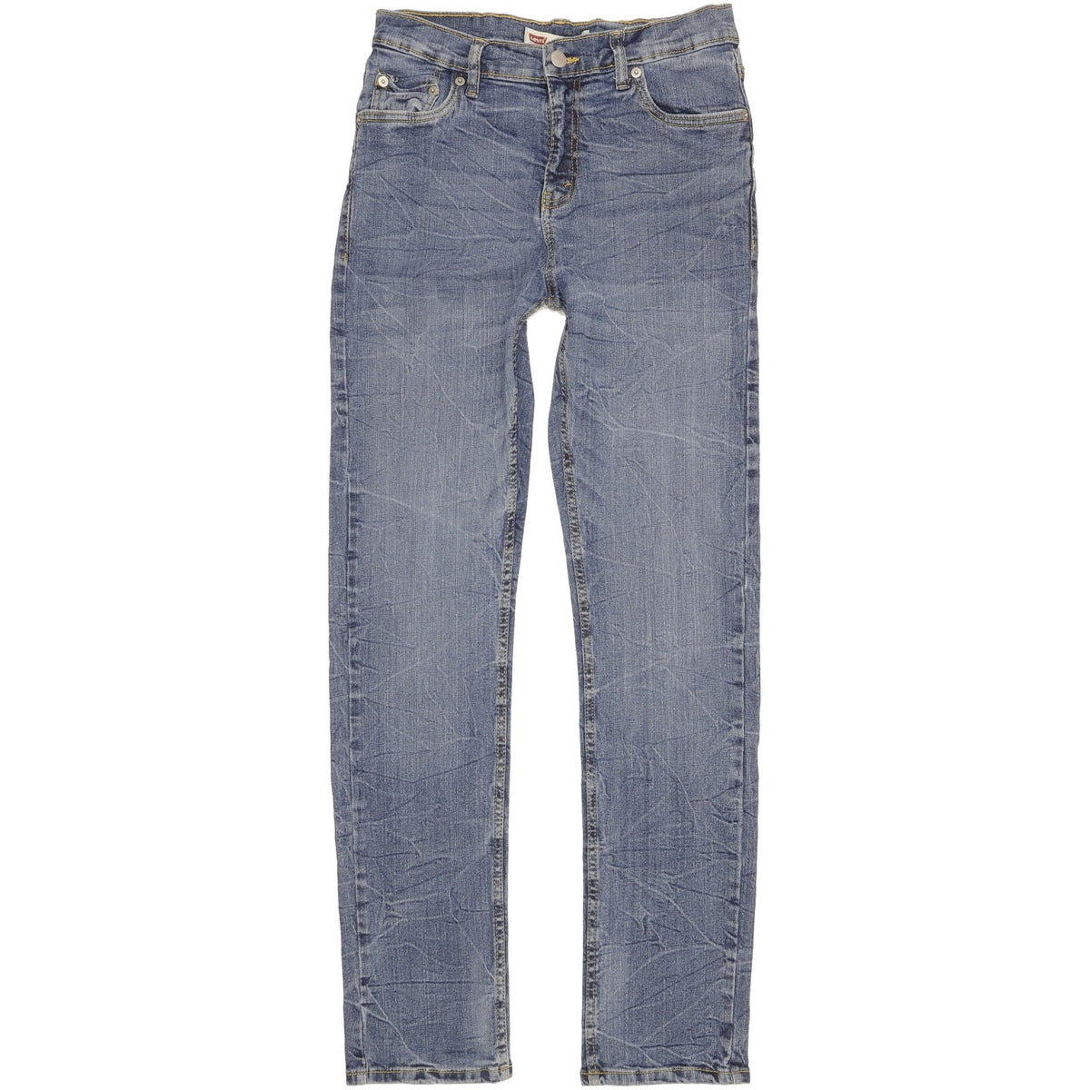 Levi's 502 Men Blue Tapered Regular Stretch Jeans W30 L30