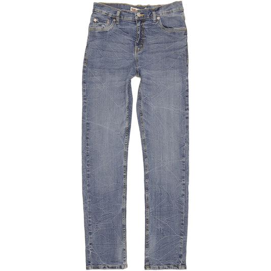 Levi's 502 Men Blue Tapered Regular Stretch Jeans W30 L30