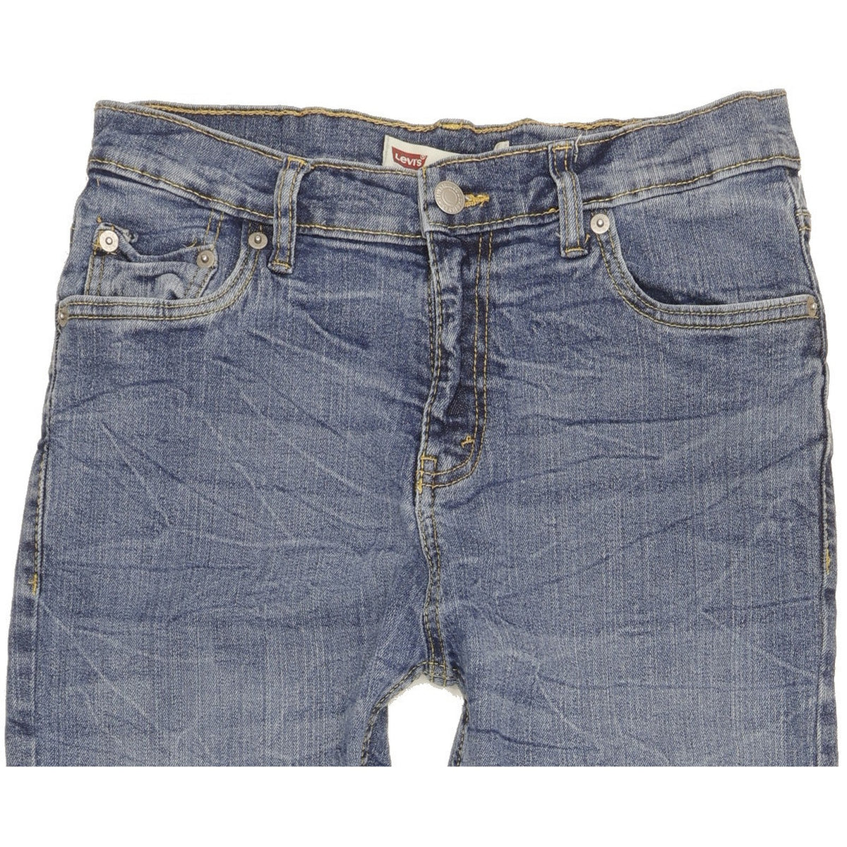 Levi's 502 Men Blue Tapered Regular Stretch Jeans W30 L30