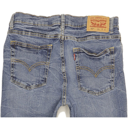 Levi's 502 Men Blue Tapered Regular Stretch Jeans W30 L30