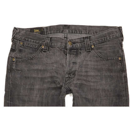 Lee Roscoe Men Grey Straight Regular Jeans W34 L32