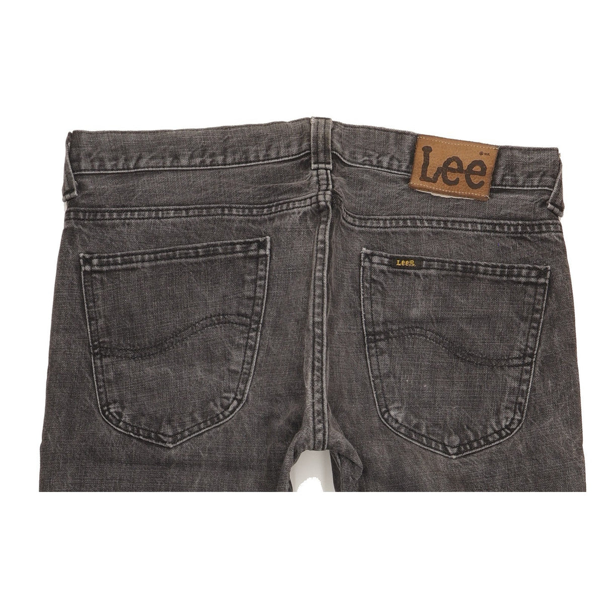 Lee Roscoe Men Grey Straight Regular Jeans W34 L32