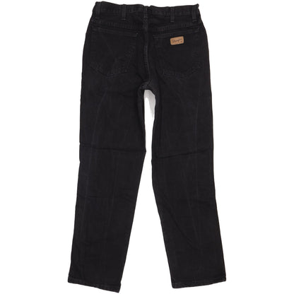 Wrangler Comfort Men Black Straight Regular Jeans W33 L32