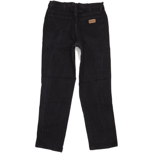 Wrangler Comfort Men Black Straight Regular Jeans W33 L32
