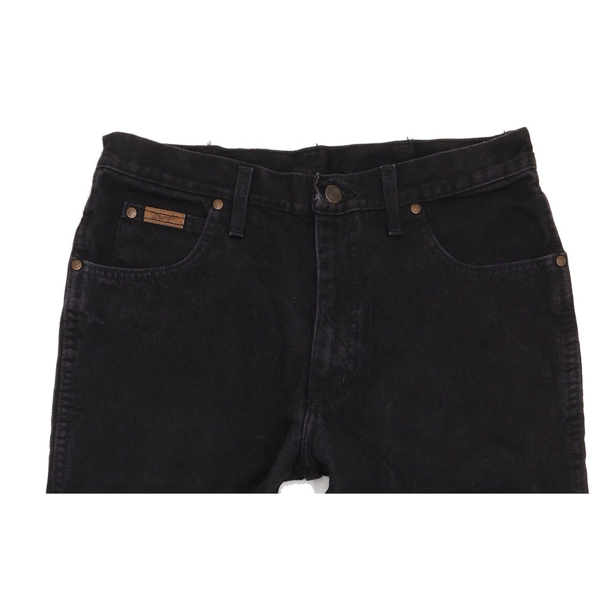 Wrangler Comfort Men Black Straight Regular Jeans W33 L32