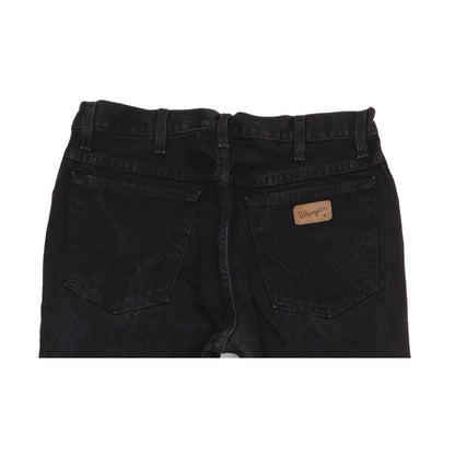 Wrangler Comfort Men Black Straight Regular Jeans W33 L32