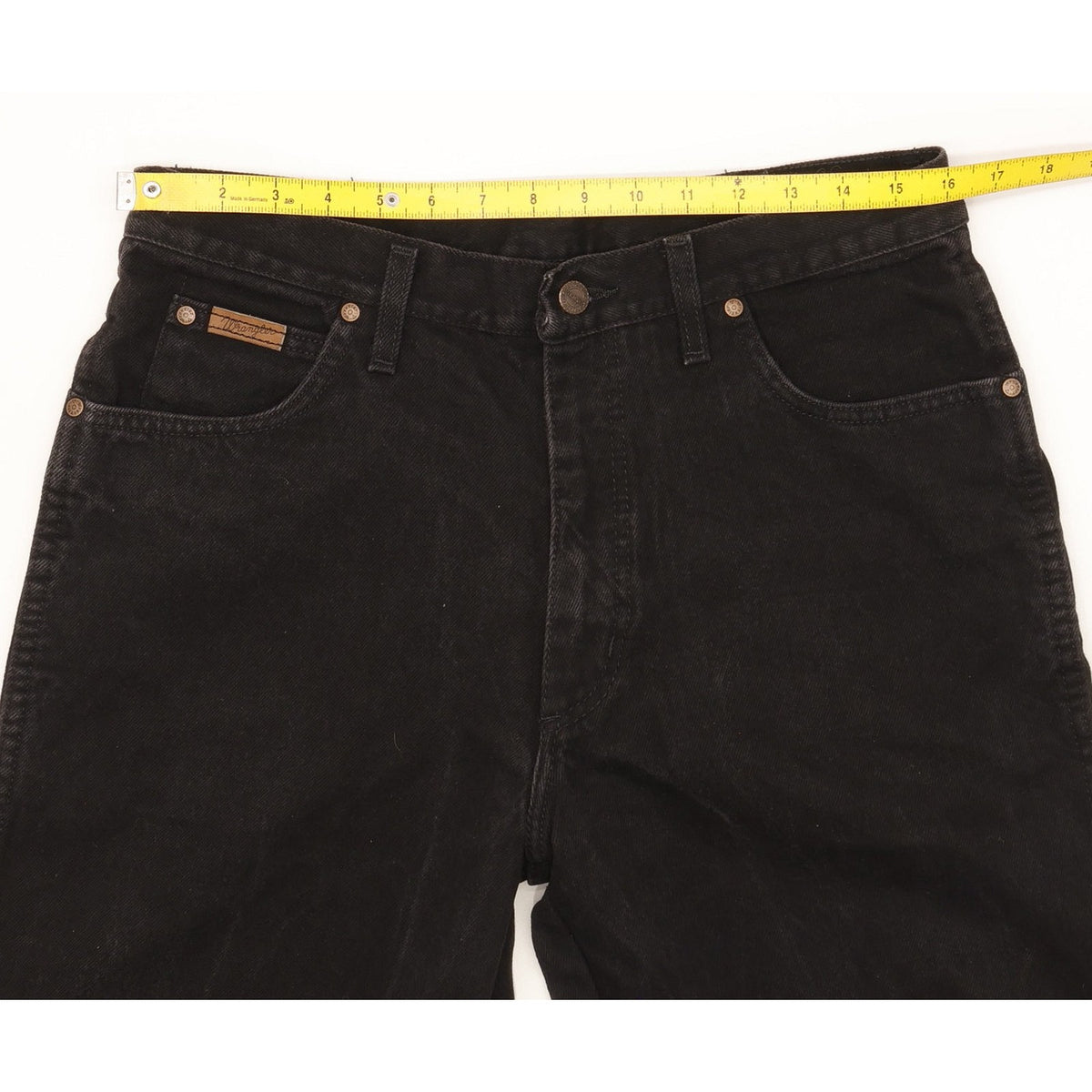Wrangler Comfort Men Black Straight Regular Jeans W33 L32
