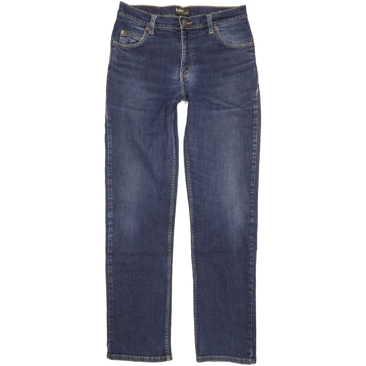 Lee Brooklyn Men Blue Straight Regular Stretch Jeans W32 L33