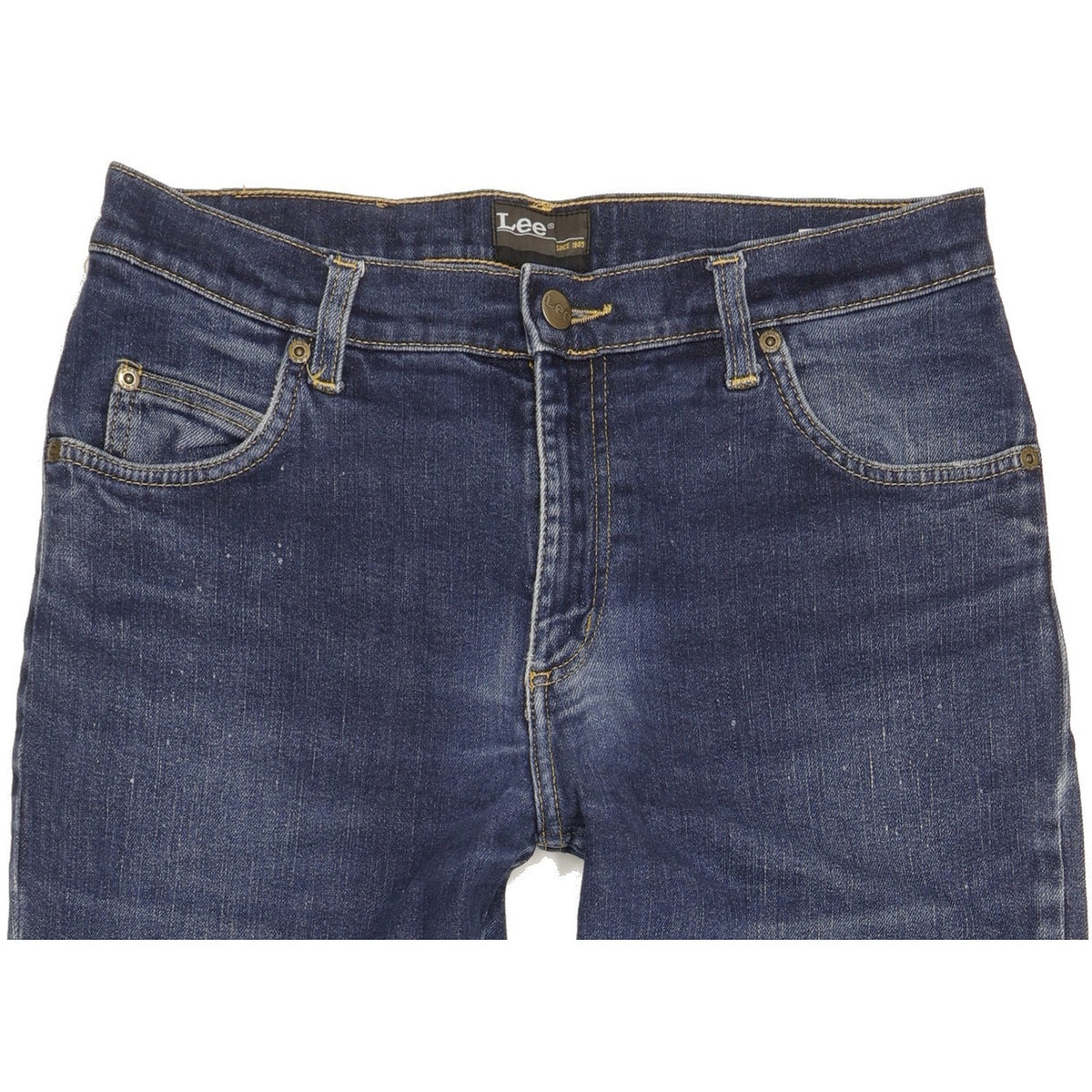 Lee Brooklyn Men Blue Straight Regular Stretch Jeans W32 L33