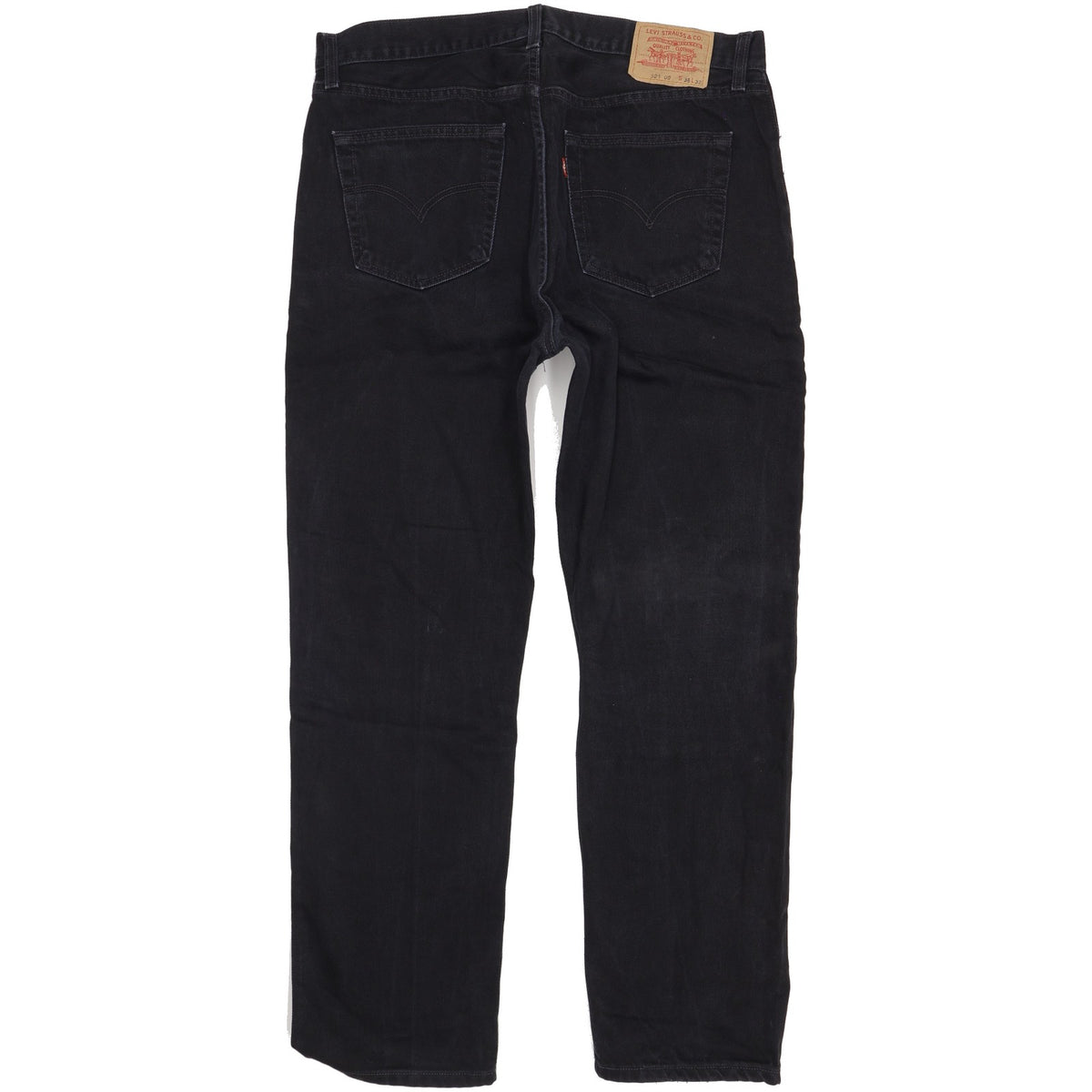 Levi's 521 Men Black Straight Regular Jeans W37 L31