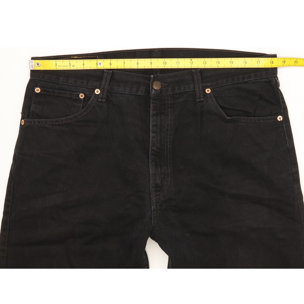 Levi's 521 Men Black Straight Regular Jeans W37 L31
