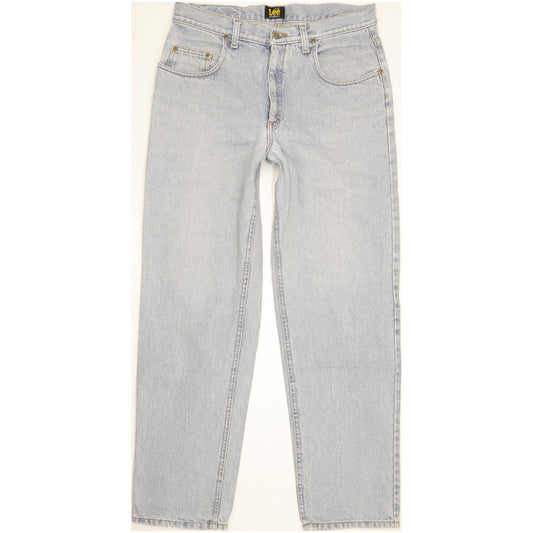 Lee Kansas Men Blue Straight Regular Jeans W34 L31