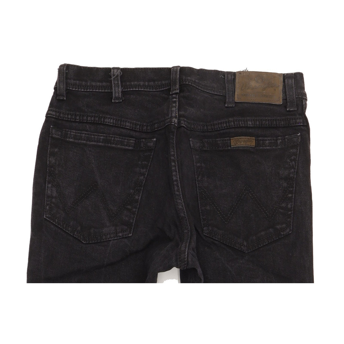 Wrangler Durable Quality Men Black Straight Regular Stretch Jeans W33 L31