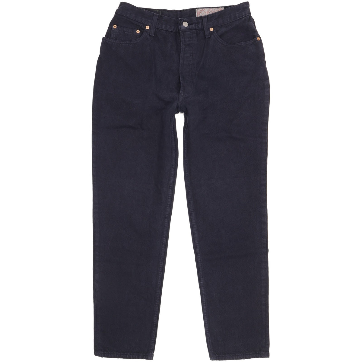 Levi's 901 Navy Straight Regular Jeans High Waisted W32 L30