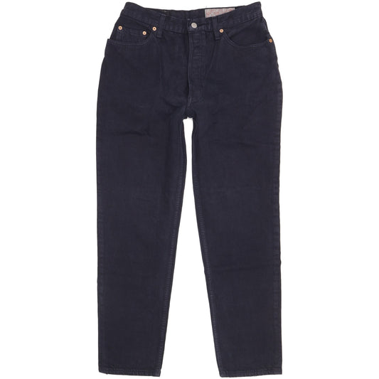 Levi's 901 Navy Straight Regular Jeans High Waisted W32 L30