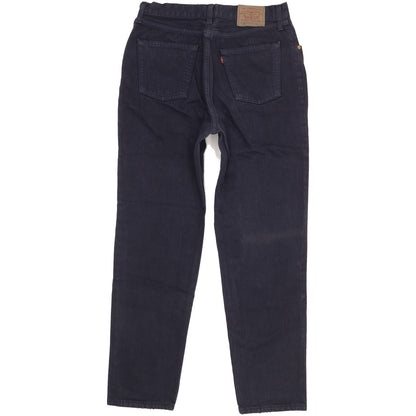 Levi's 901 Navy Straight Regular Jeans High Waisted W32 L30