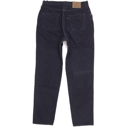 Levi's 901 Navy Straight Regular Jeans High Waisted W32 L30